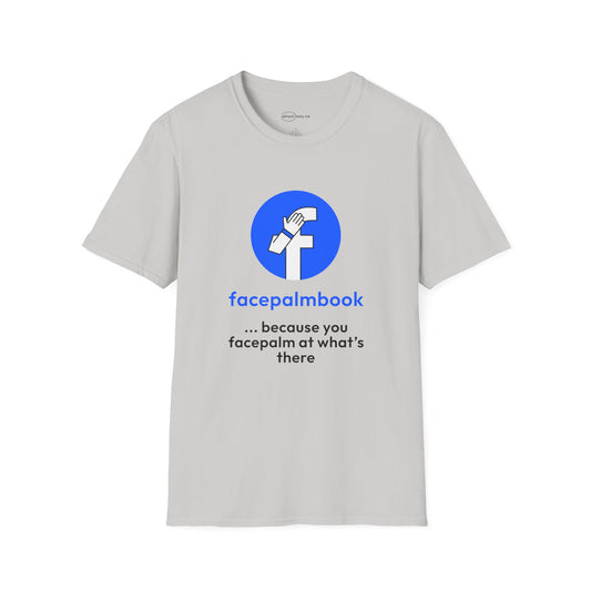 Facepalmbook T-shirt with Slogan