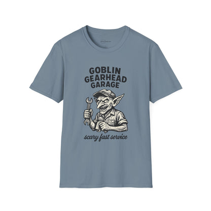 Goblin Gearhead Garage T-shirt