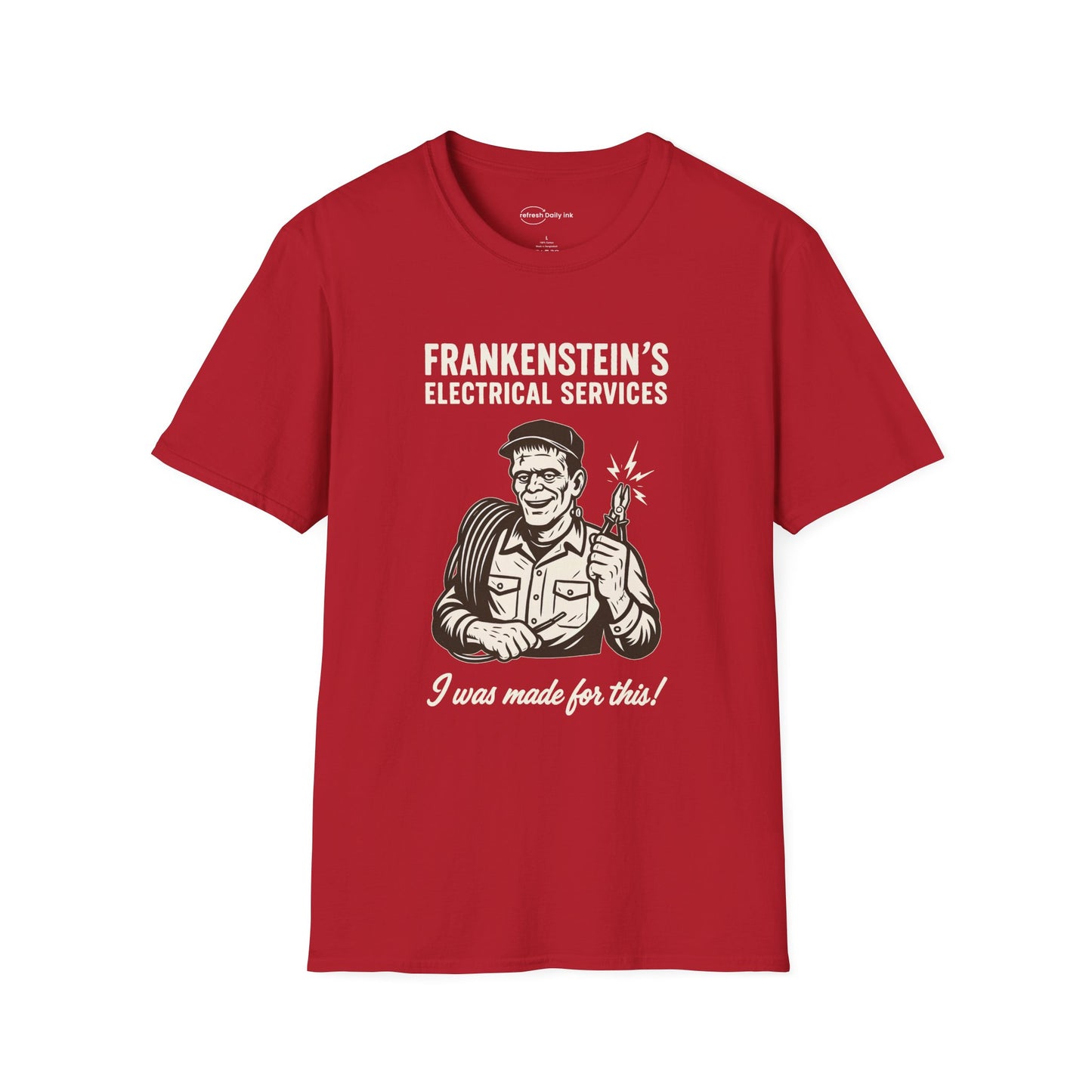 Frankenstein’s Electrical Services T-shirt